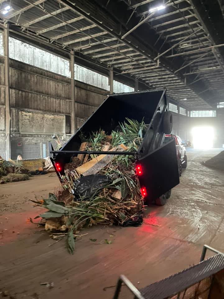 Integrity Hauling Company team completing a commercial cleanout